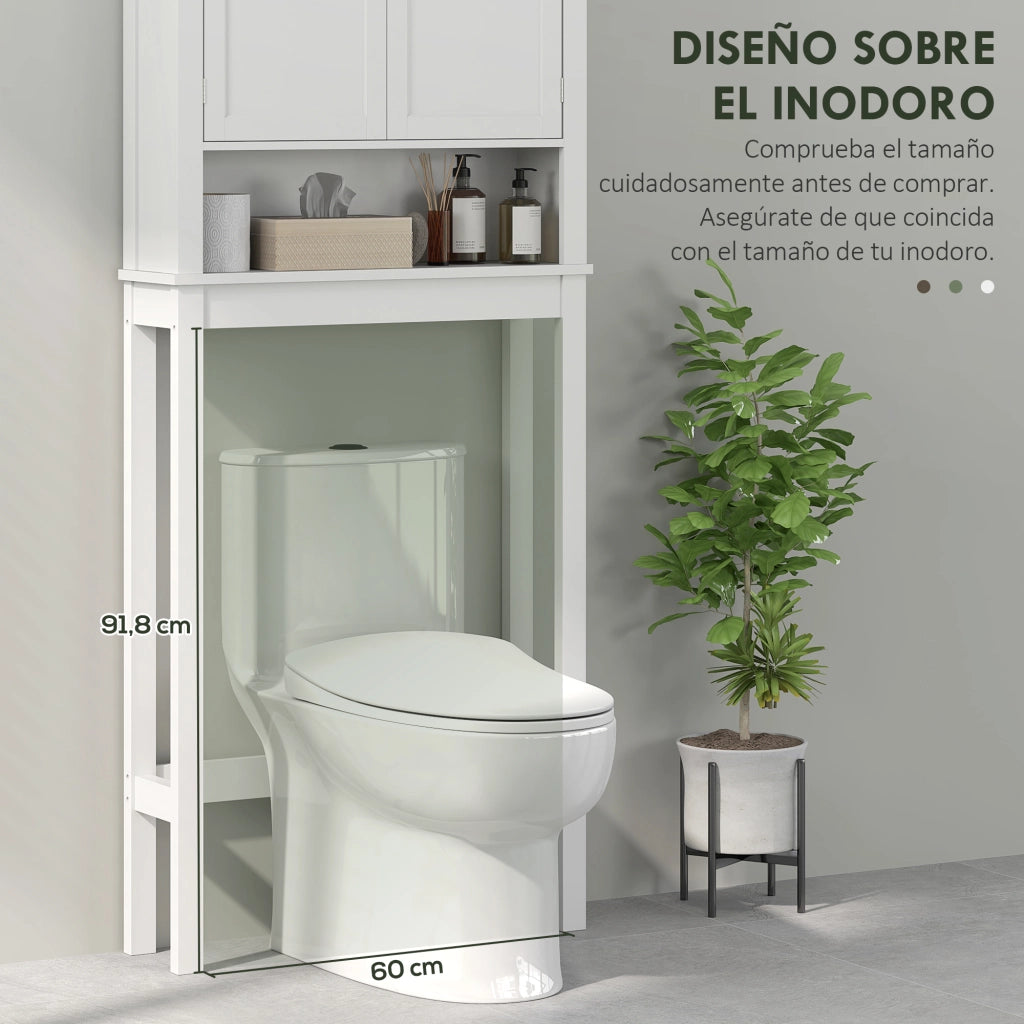 Mobiletto Sospeso Bagno con Ripiano ¨C Minimal ¨C Bianco 70x20x175 cm