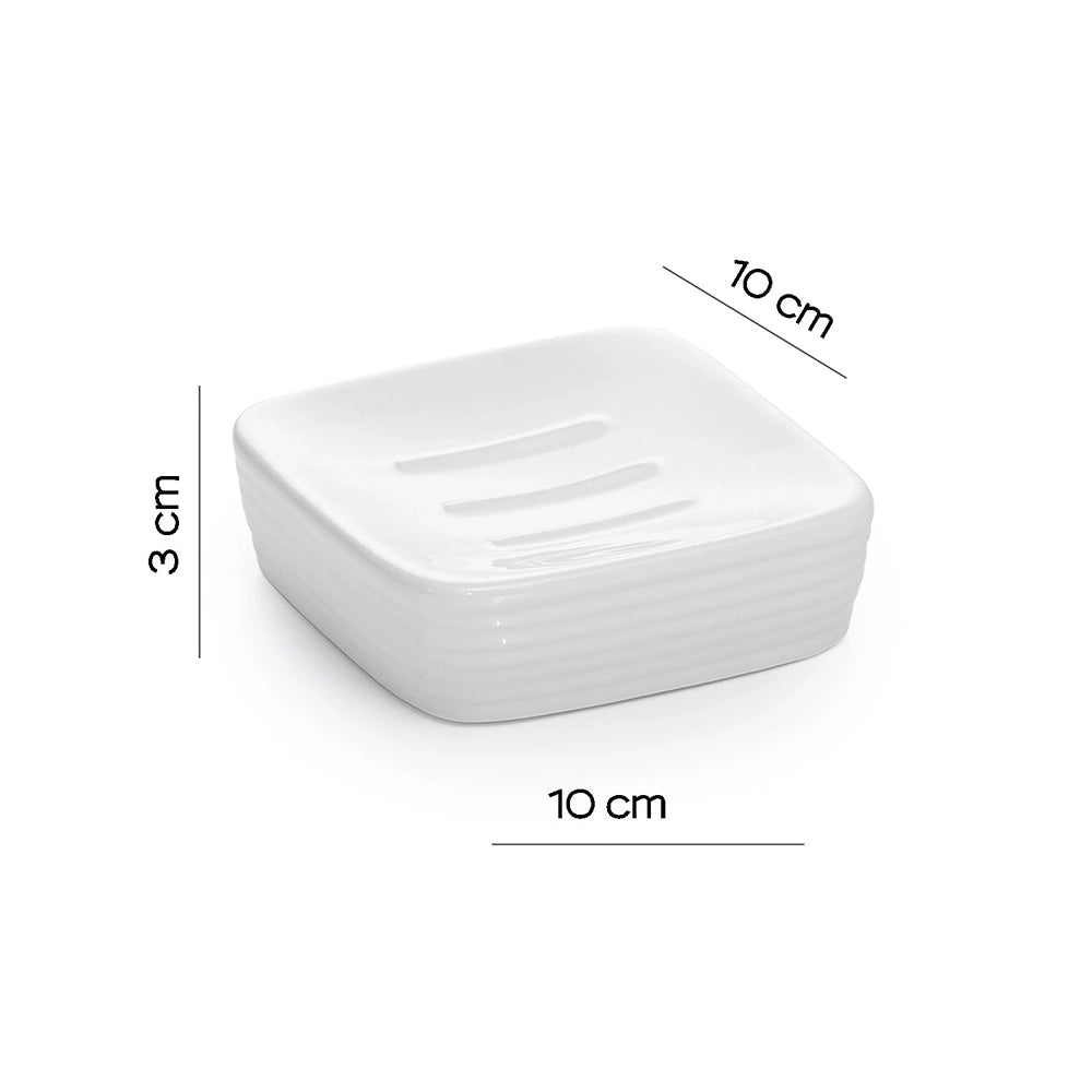 Portasapone Gedy in ceramica bianca | Kelly