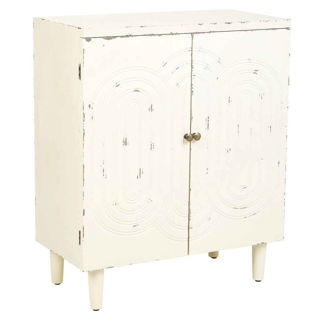 Credenza in legno con 2 porte 70x35x84