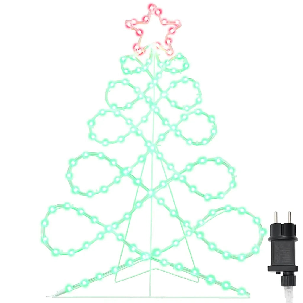 Luci a forma di albero di Natale Multicolore 78 x 58 cm PVC CFW5557505