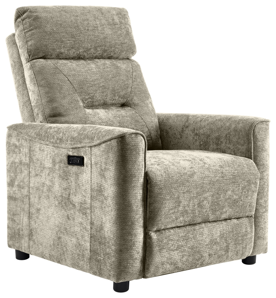 Poltrona Relax Beatrix 1 Motore in Tessuto Beige Scuro