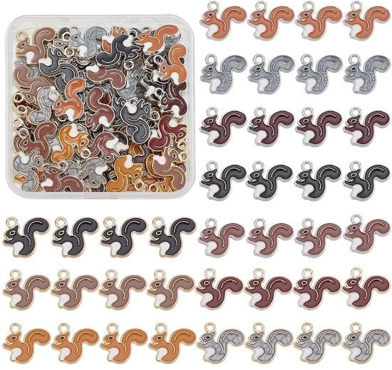 80 pezzi di accessorio orecchio per creare gioielli in diversi colori