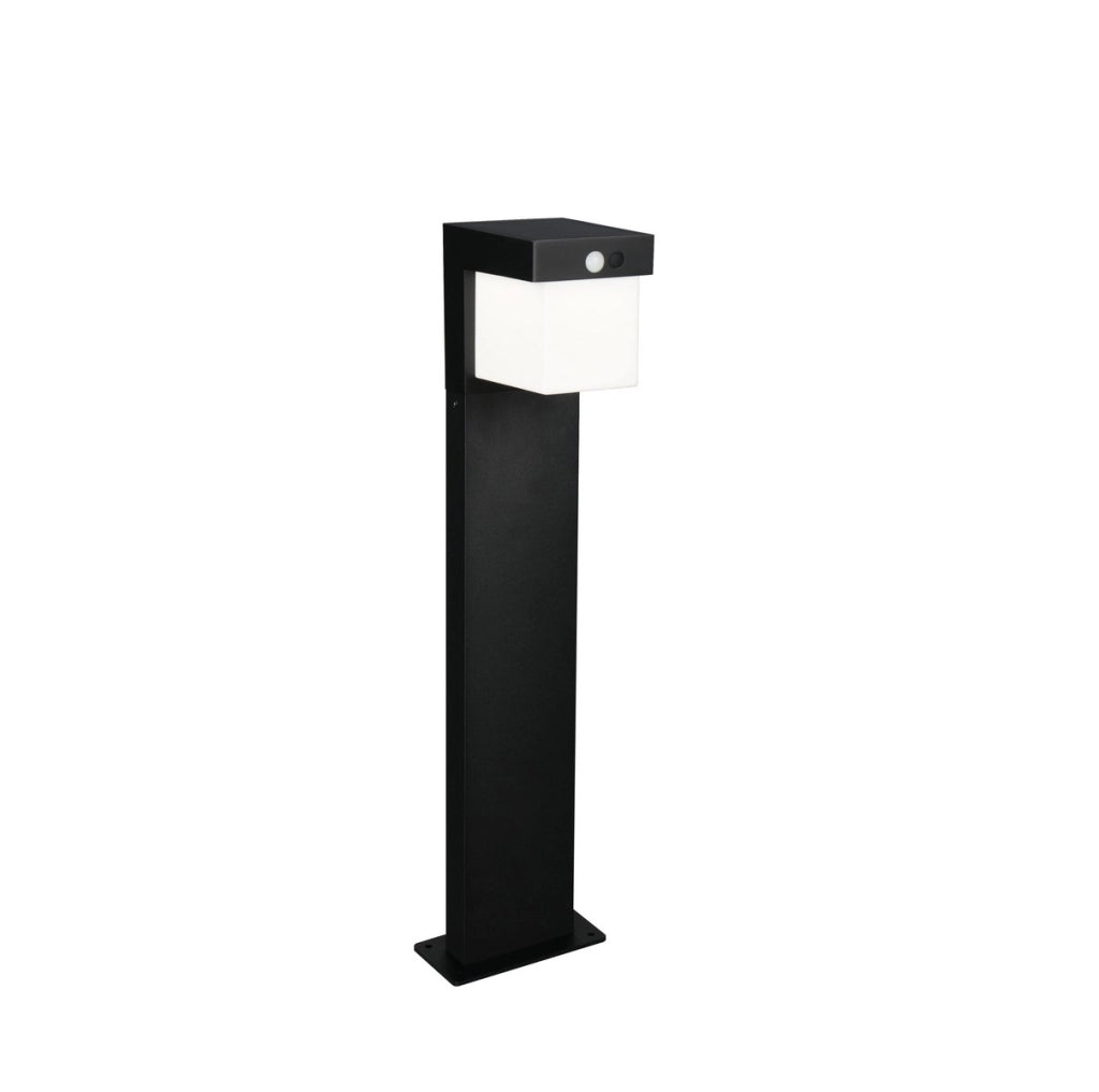 Paletto da giardino LED solare nero IP44 COLOMBO RL