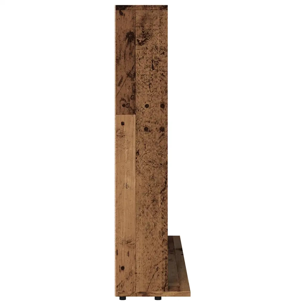 Mobile Porta CD Legno Antico 50x33x117,5 cm Legno Multistrato CFW6041377
