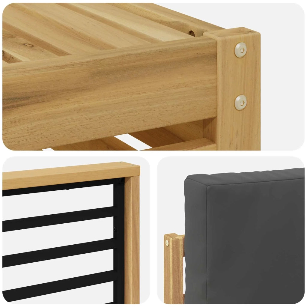 Set divani Legno di Acacia Massello 3391567