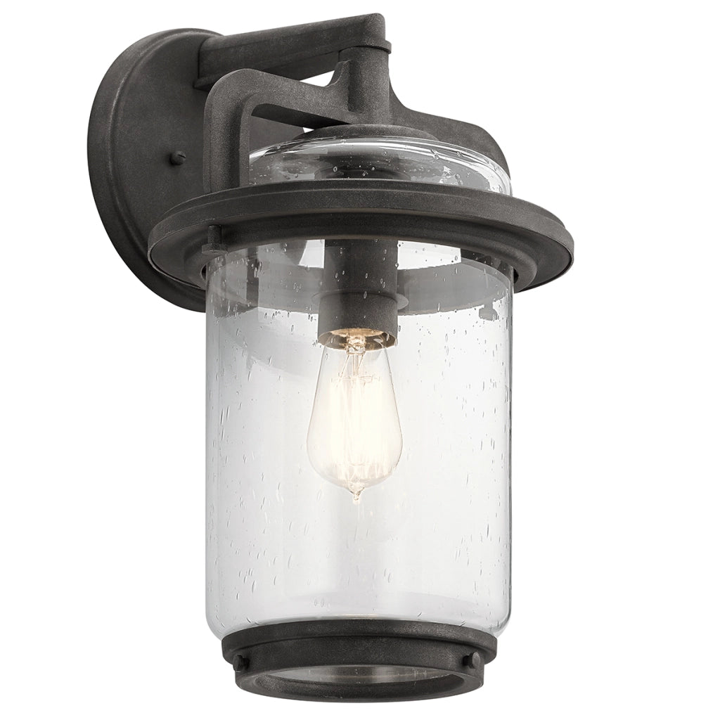 Applique esterna Andover zinco anticato E27 Quintiesse