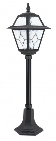 Lampada esterna da terra retrò 80cm E27 nera IP43 SU-MA