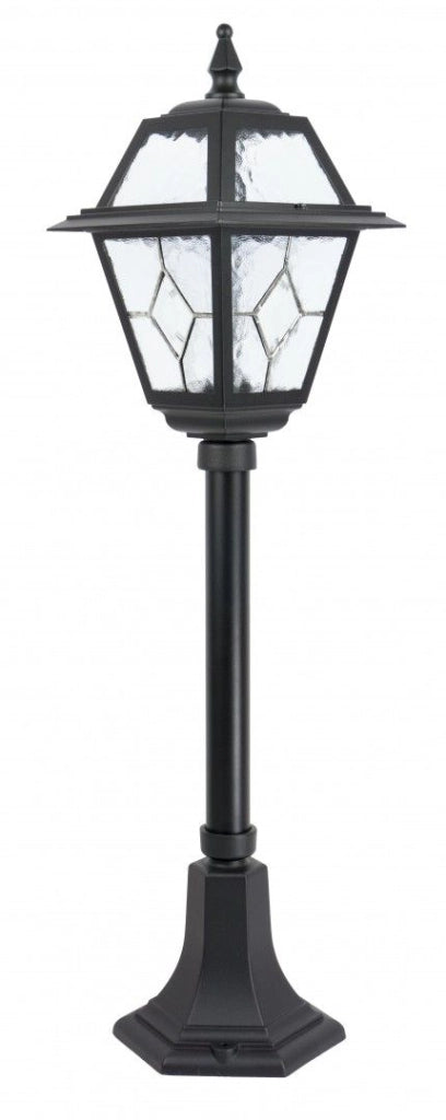 Lampada esterna da terra retrò 80cm E27 nera IP43 SU-MA