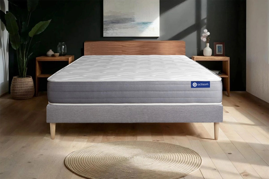 Kit rete e materasso Actiflex dream 120x200cm - Spessore : 22cm - Molle insacchettate e memory foam - Moderatamente rigido