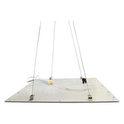 SISTEMA FISSAGGIO A SOSPENSIONE PANNELLI LED kit  - VTAC