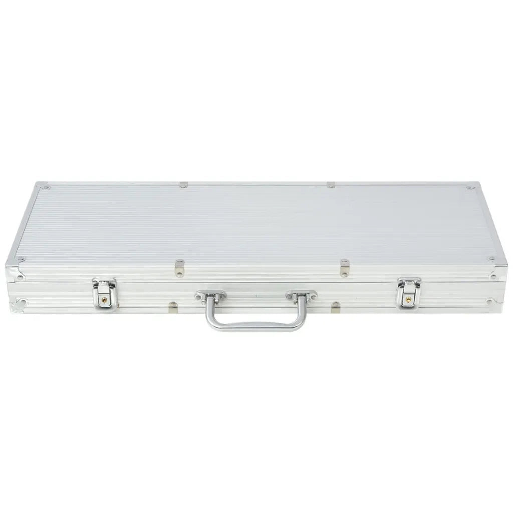Set da Poker con 500 Chips Laser in Alluminio 80184