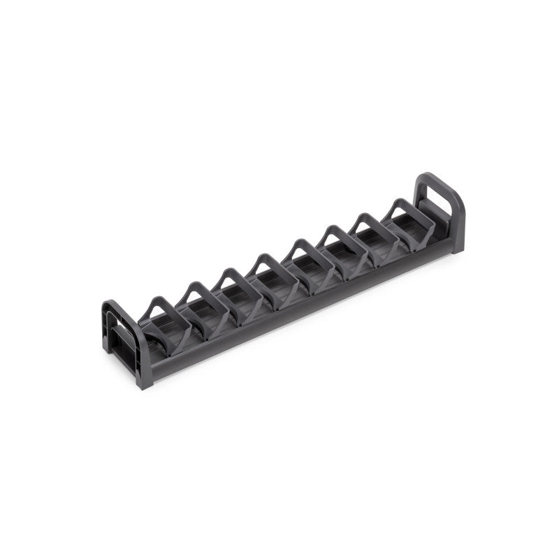 Portapiatti verticale per cassetto Orderbox, 159x468 mm, Alluminio e Tecnoplastica, Grigio antracite