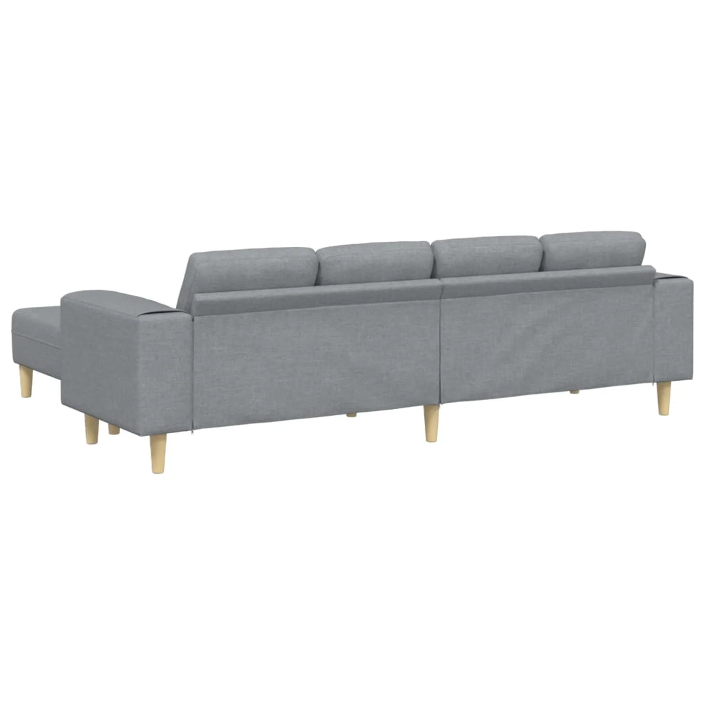 Divano per Soggiorno 3 pcs Grigio chiaro Poliestere 3335112