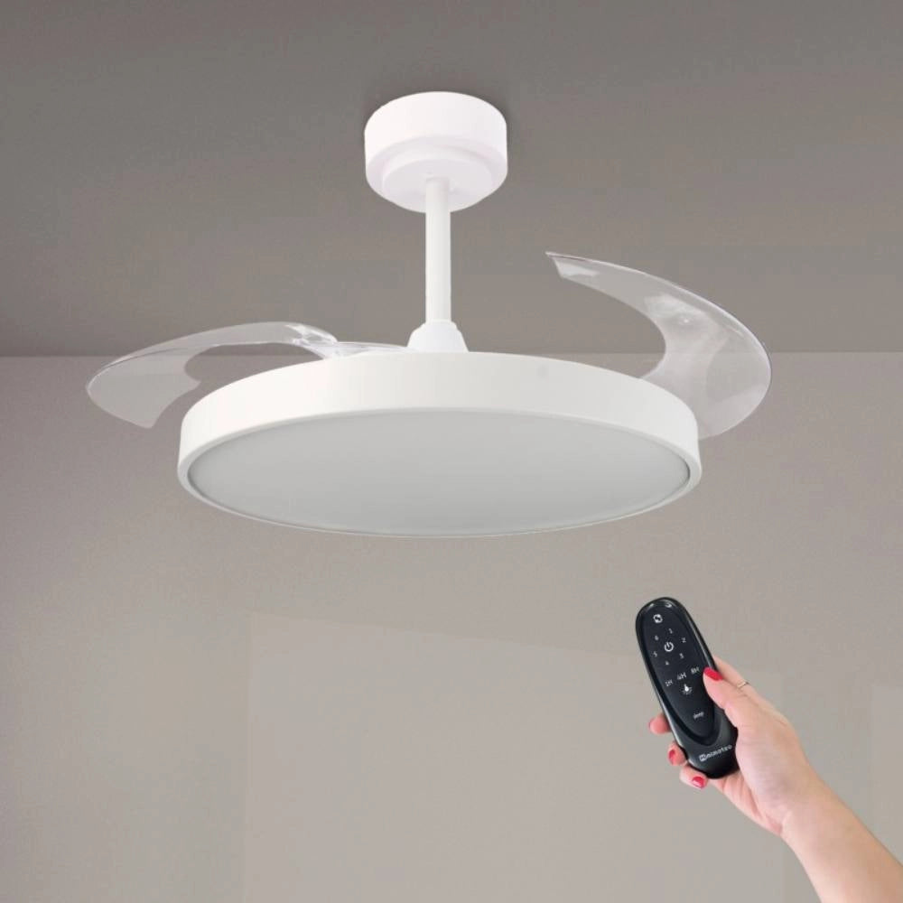 Ledme 8828 ventilatore da soffitto a led colore bianco Ø108 cm