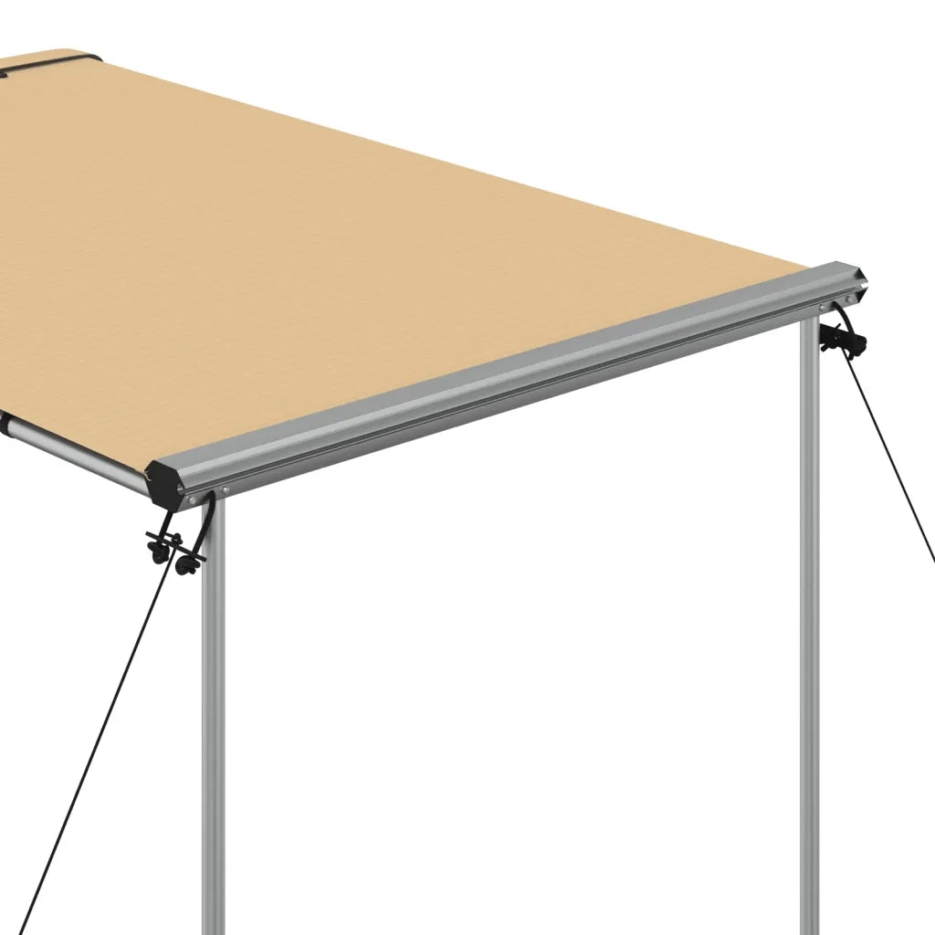 Tendalino per Camper e Roulotte 1,2x2x2,15 m Beige 148133