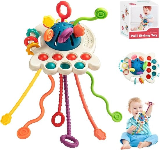 Giocattolo sensoriale per bambini - Corda interattiva - 1 anno