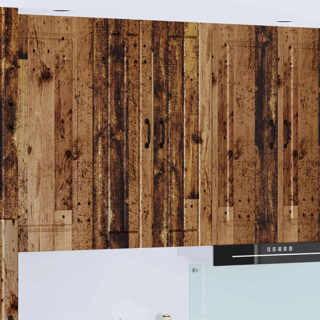 Pensile da cucina | Armadietto a muro LUCCA Legno antico 60 x 31 x 100 cm