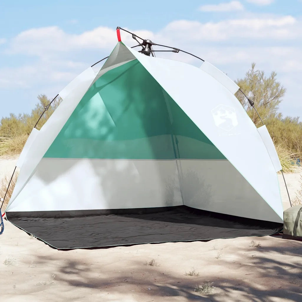 Tenda da Spiaggia Verde Rilascio Rapido Impermeabile 4004153