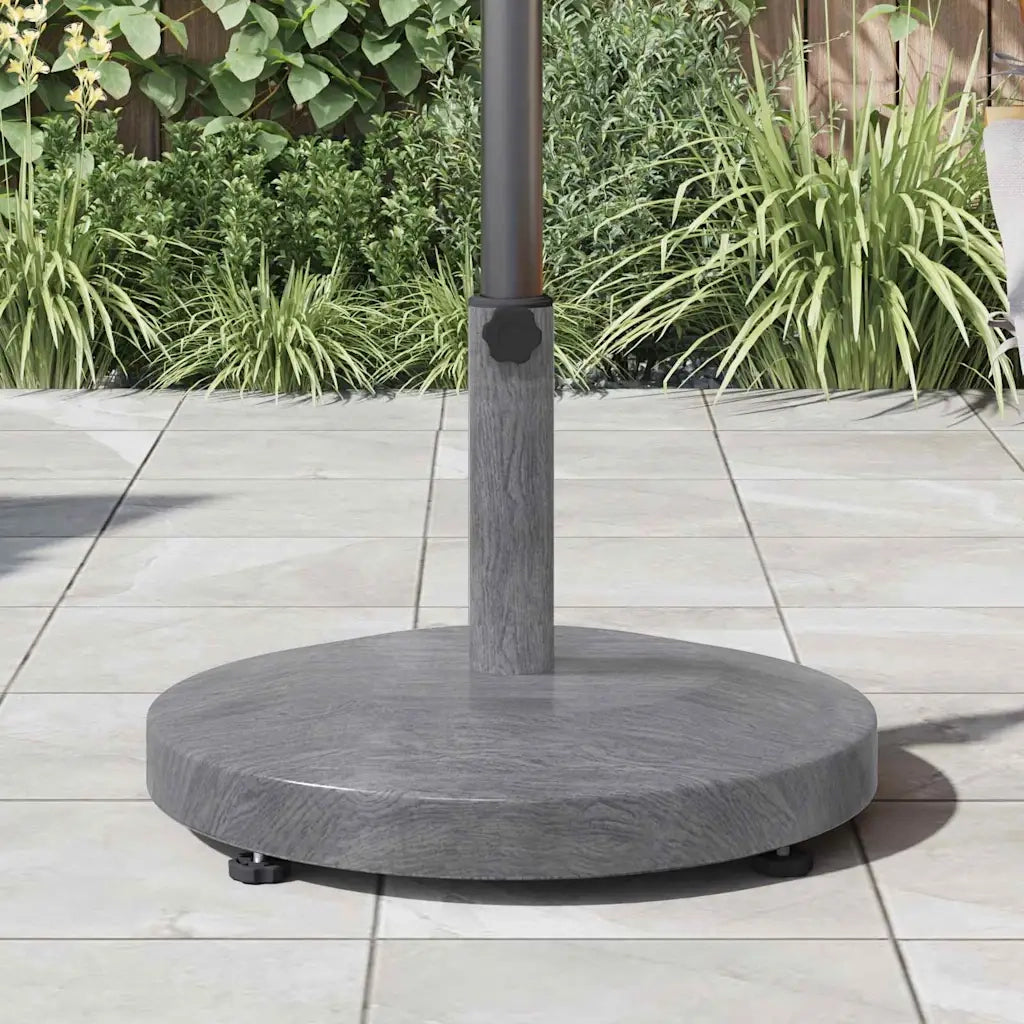 Base per ombrellone Aspetto Legno Grigio Scuro 48 x 48 x 32 cm 42010010