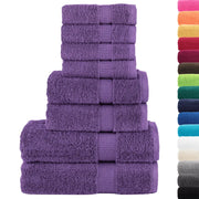 Set ASciugamani SOLUND 8 pz Viola 600 gsm 137545