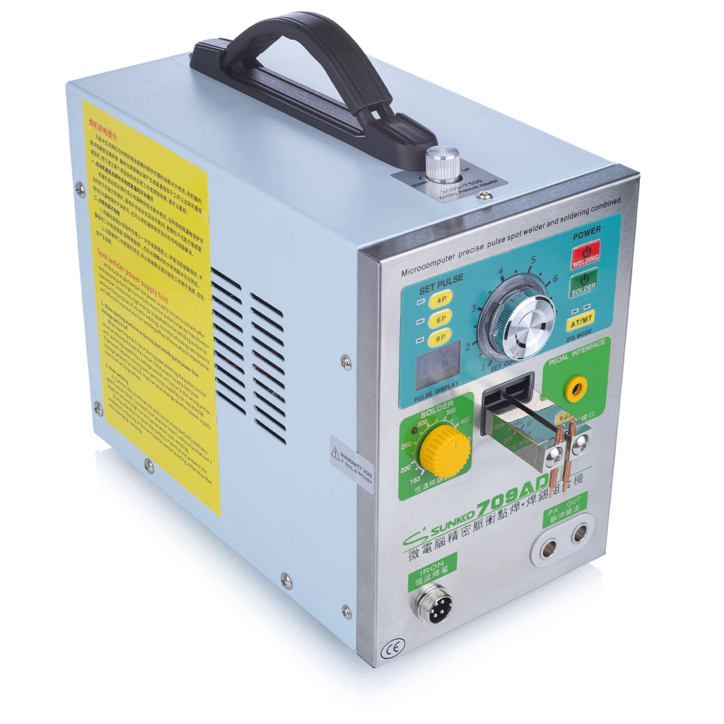 Saldatrice a Punti Sunkko 709AD+ – Alta Potenza e Precisione | 3,2 kW, 30~800A