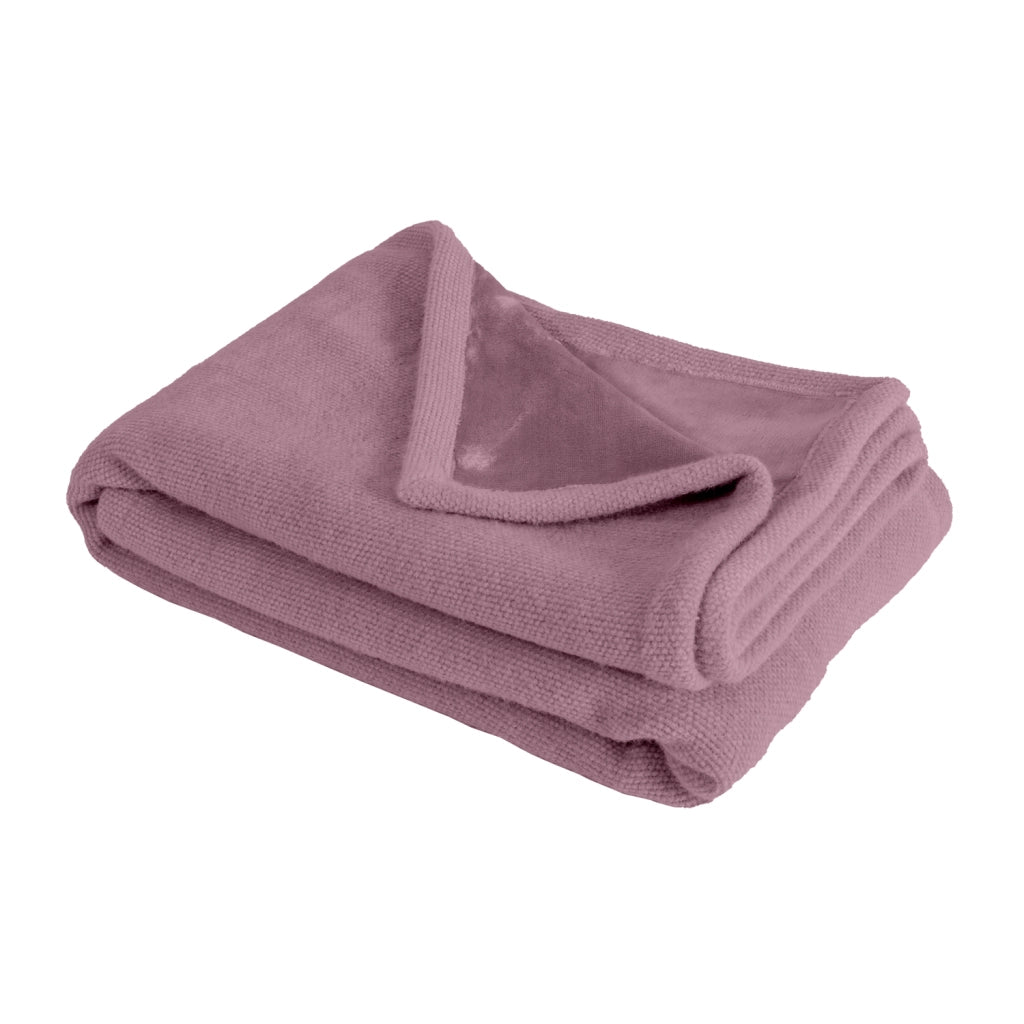 Coperta plaid rosa 130x170cm PANORA