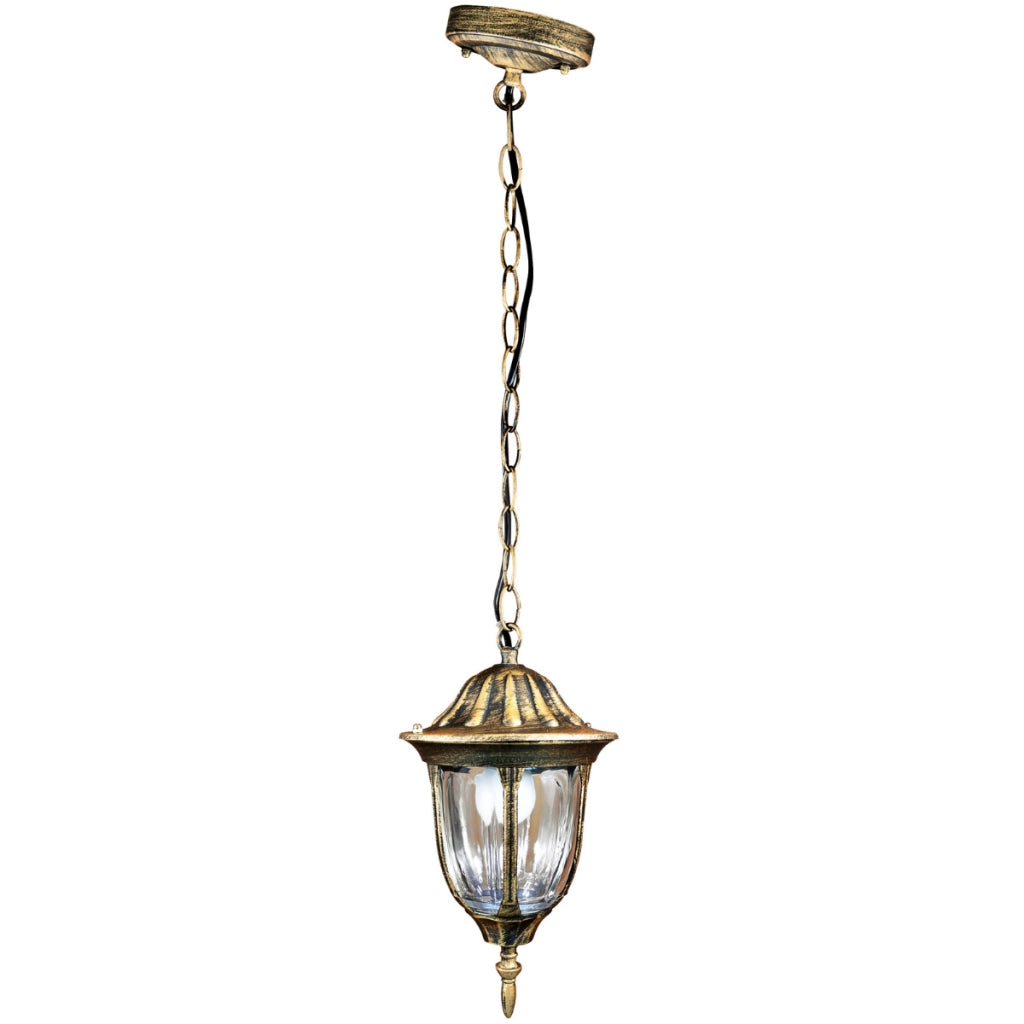 Lampada sospesa esterna Florencja patina 1 luce E27 Polux