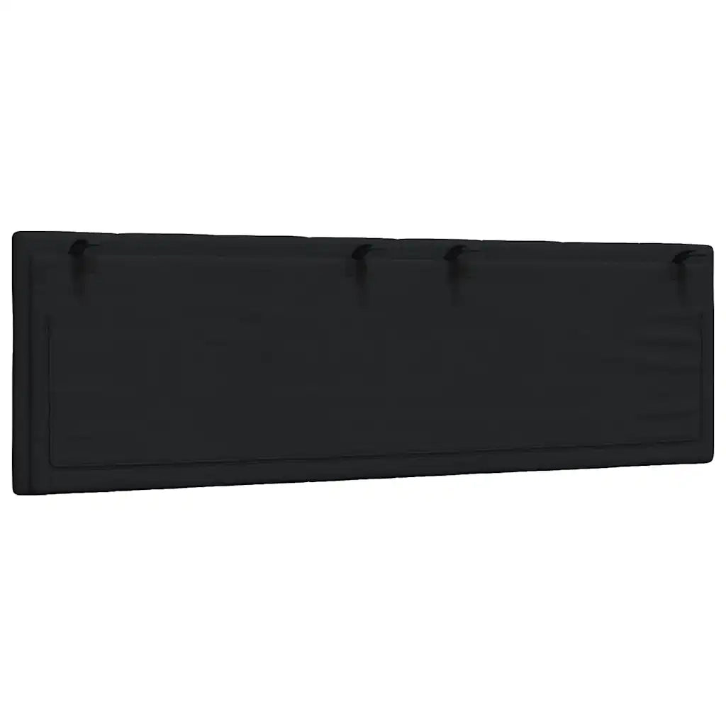 Cuscino Testiera Hanko Nero 160 cm in Tessuto 4019172