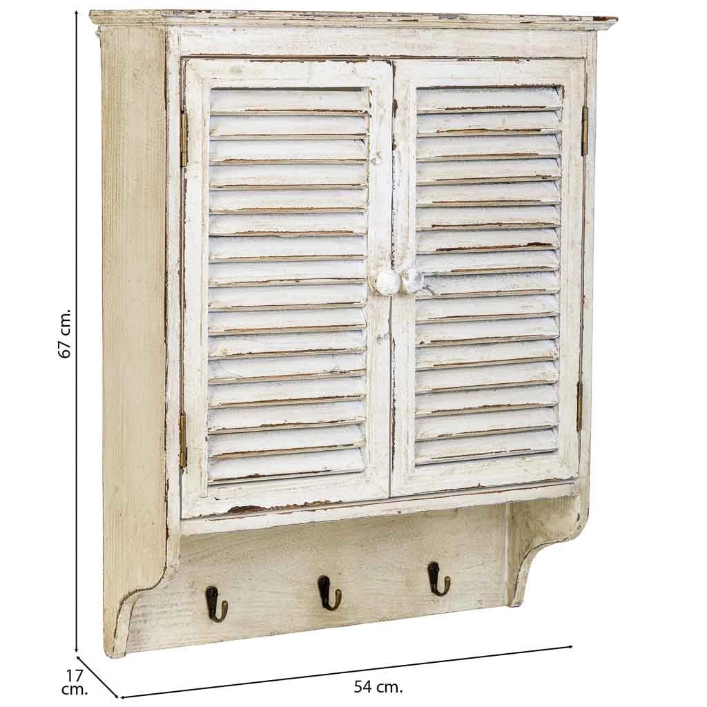 Armadio in legno beige 54x17x67h cm