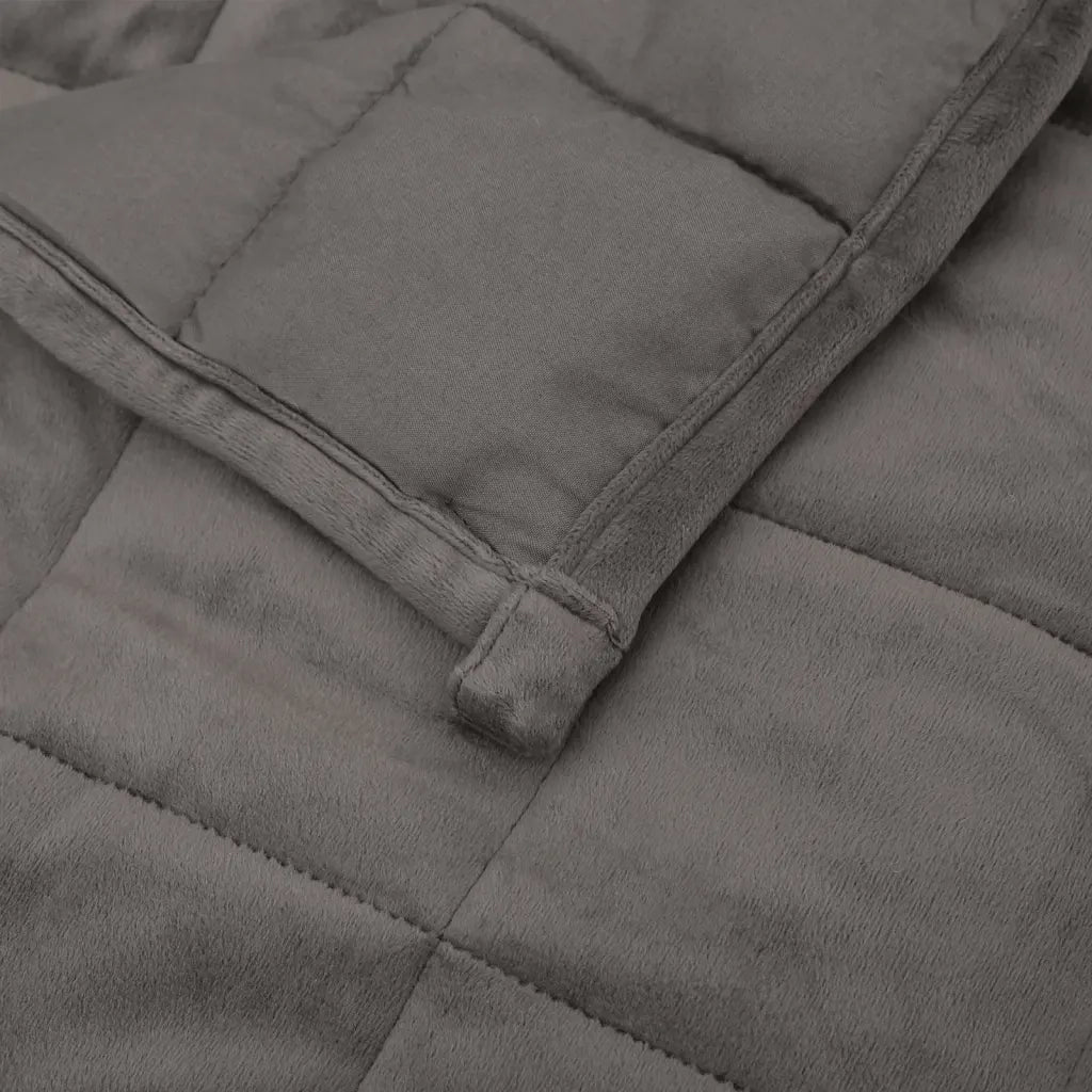 Coperta Ponderata Grigia 152x203 cm 7 kg Tessuto