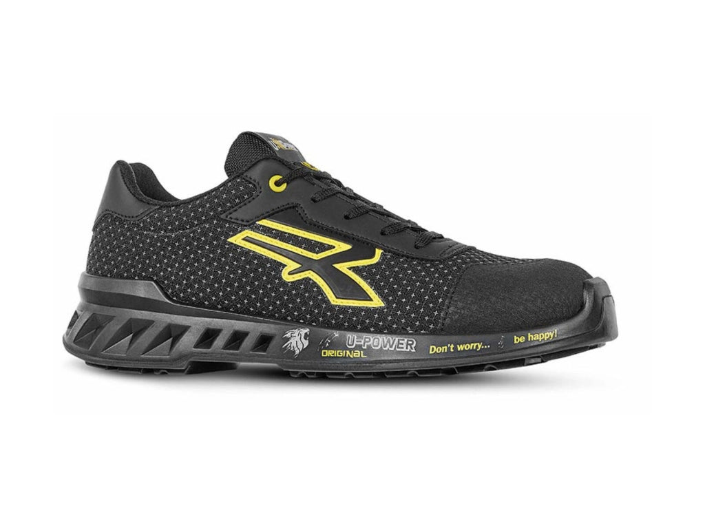 U-Power RV20014 Matt Scarpe Antinfortunistiche S3 SRC CI ESD Puntale Airtoe Aluminium Tomaia PUTEK colore Nero