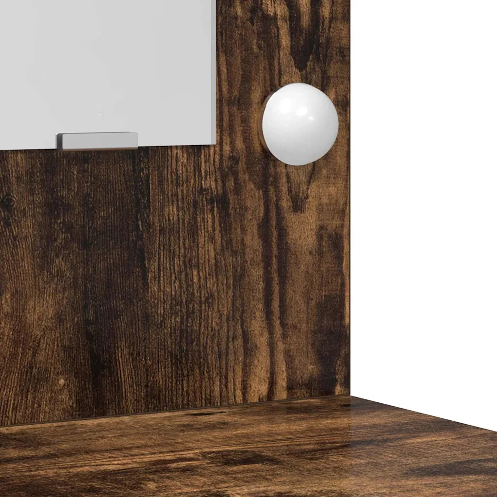 Toeletta | Tavolo da Trucco Marrone 50 x 41 x 135 cm Legno multistrato