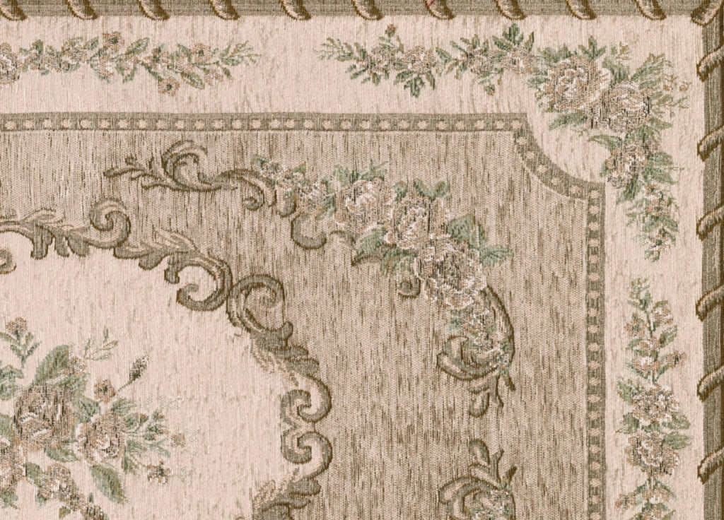Tappeto Velour Antiscivolo Disegno Operà By Suardi - 175x240 - Tortora
