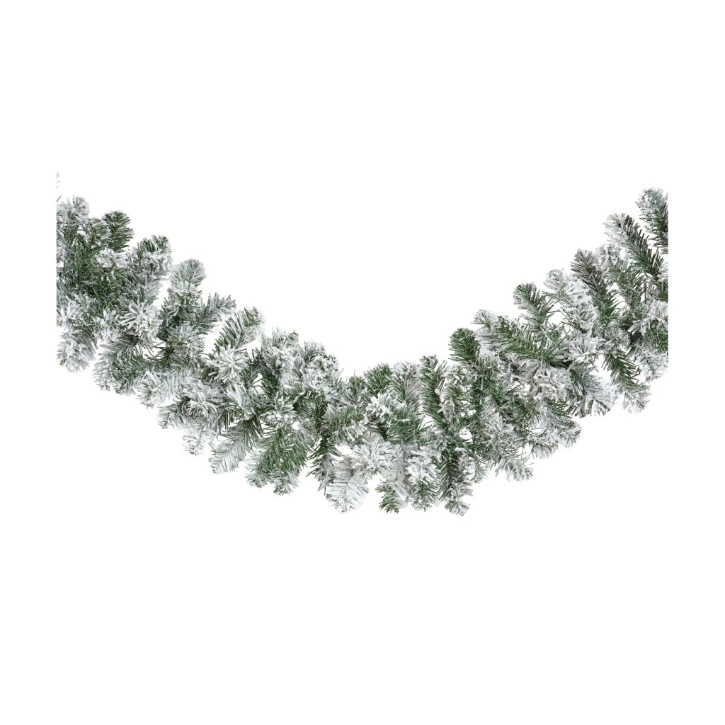 Ghirlanda Festone Imperial innevato D25x270cm