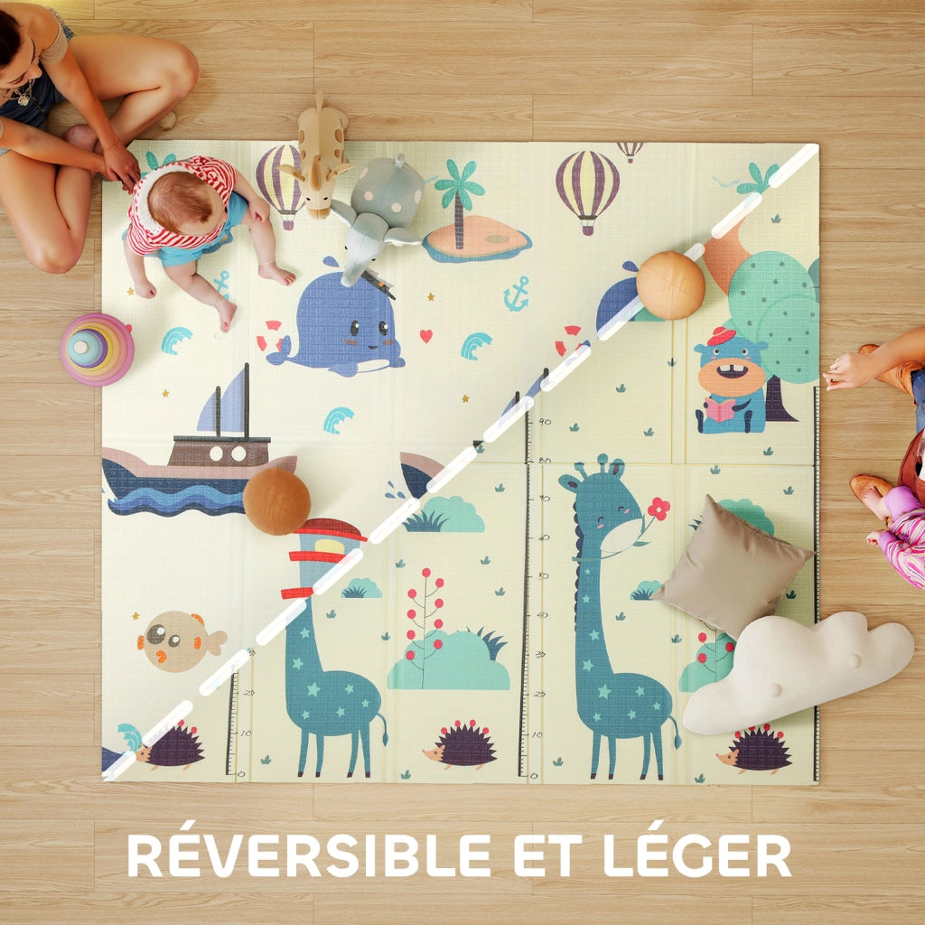 Tapis de jeu per bambini ¨C zephmum ¨C 196x176x1.5 cm multicolore