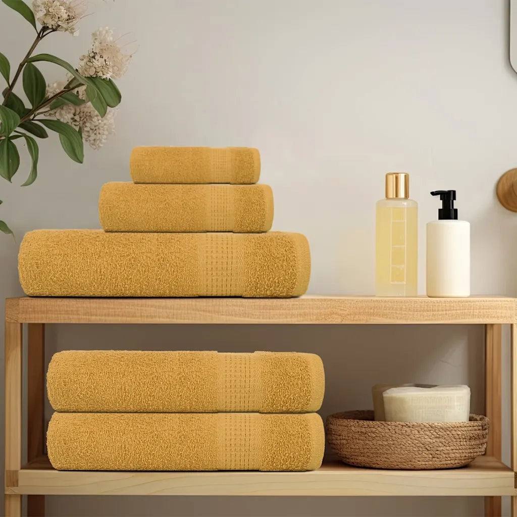 Asciugamani FROGN 10 pz Oro 100x200 cm 360 g/m² 136820