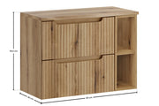 Set mobili bagno 80 cm con piano Nova Coast Evoke 80 cm