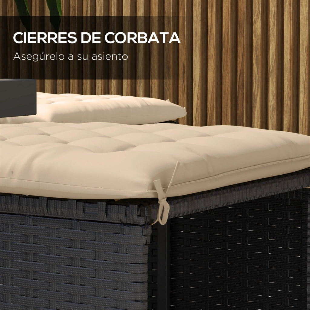 Cuscini per Sedie ¨C Zephmum ¨C Caqui 40x40 cm 6 pezzi