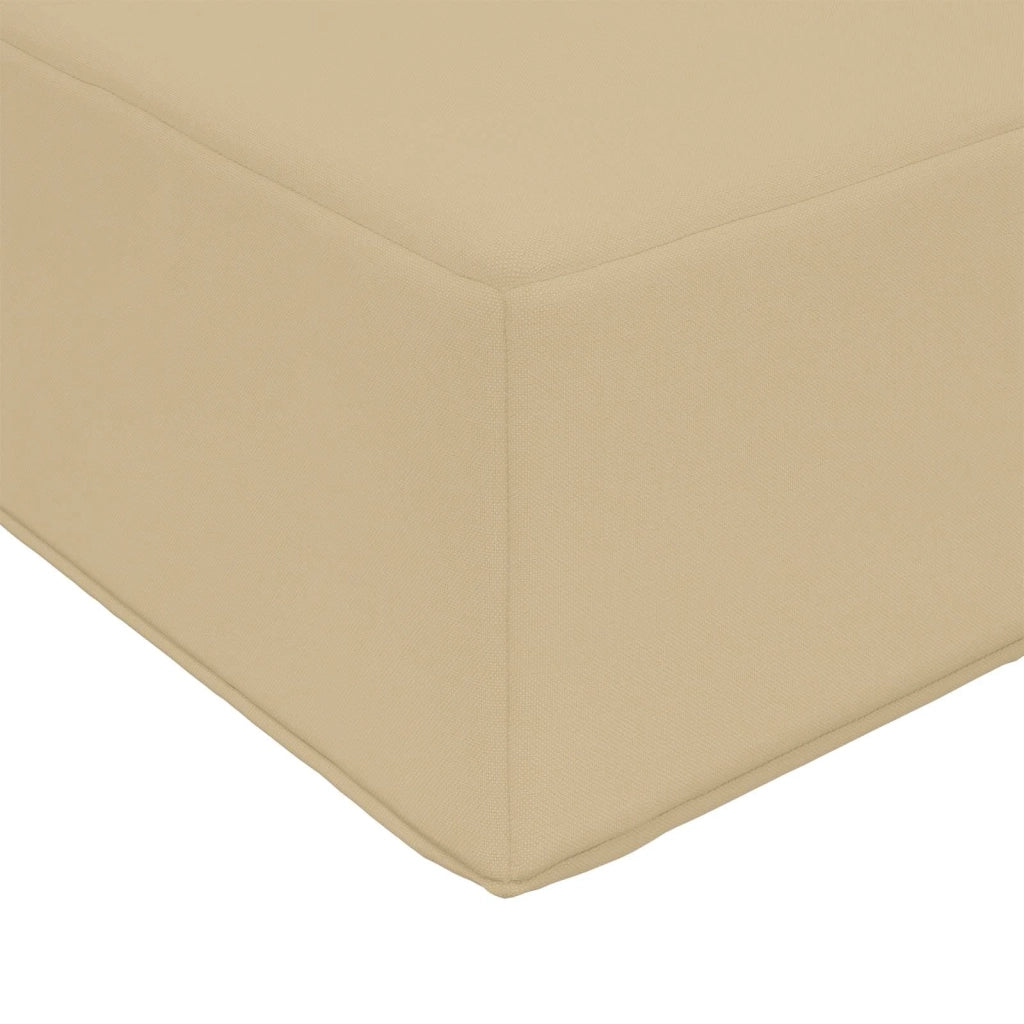 Cuscino per divano da esterno Beige 80 x 80 x 8 cm Poliestere 900815
