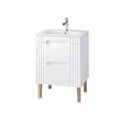 Set mobili bagno 60 cm con lavabo Fiji White 60 cm