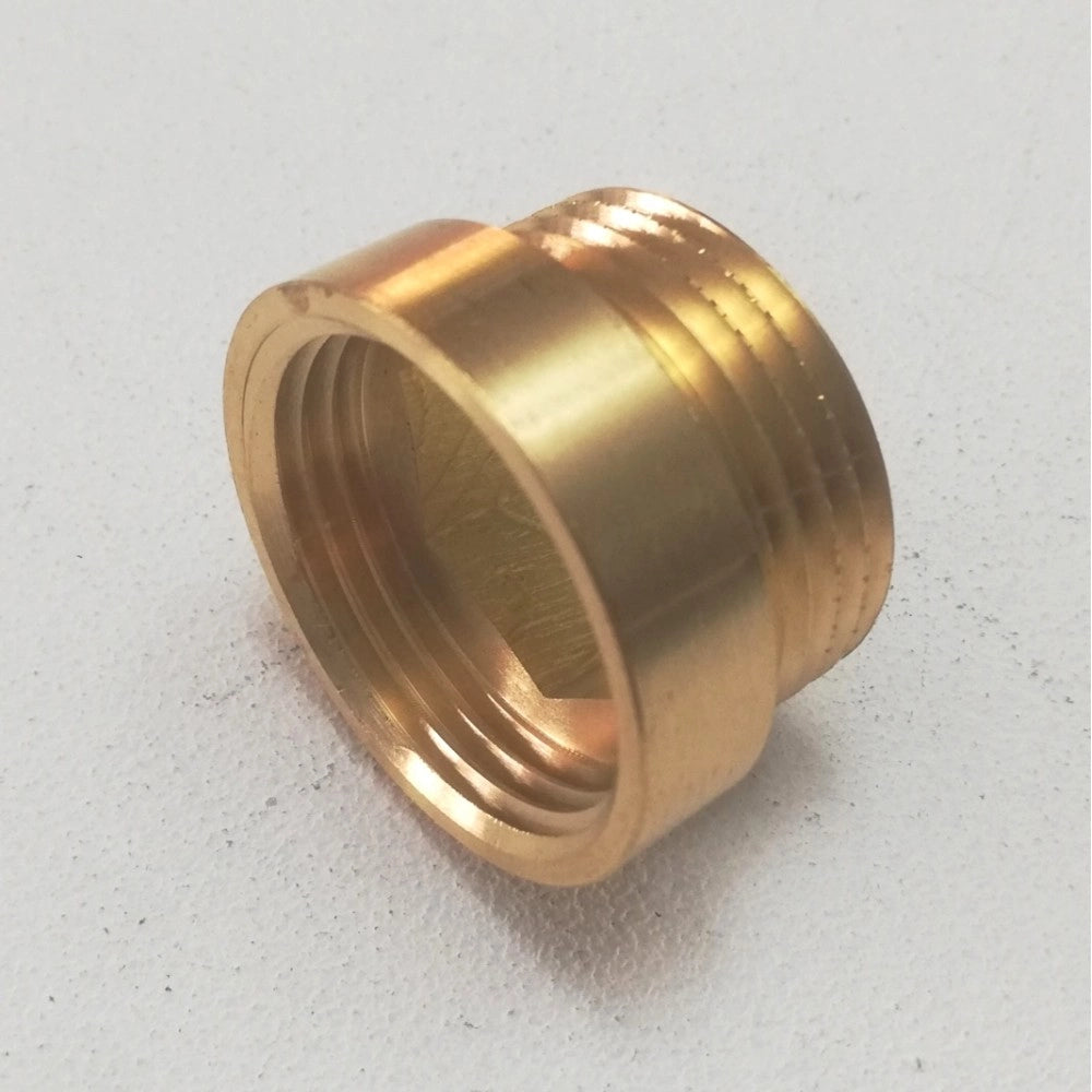 Prolunga mf da 1/2 x 10mm in ottone giallo