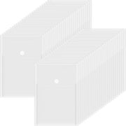 Documentenvakken trasparenti da 50 pezzi - A6 - 120 x 170 x 1,6 mm - Documententas con material plastico sottile, resistente e impermeabile