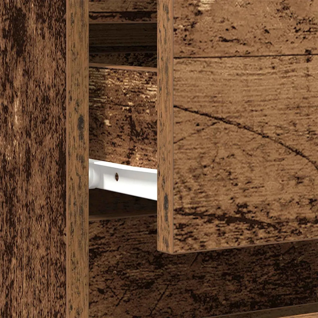 Armadio da Notte 2 pcs Legno vecchio 40 x 35 x 50 cm 863463