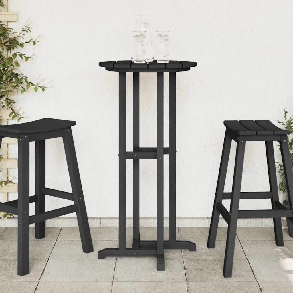 Tavolo da bar Nero 55 x 55 x 107 cm Polietilene 42006608