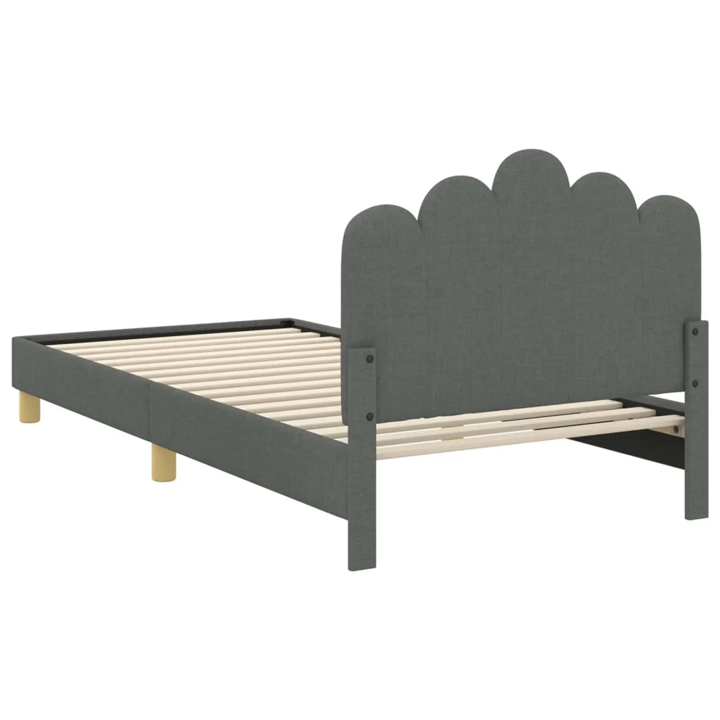 Struttura letto bambini con testata Grigio scuro 90 x 190 cm 42011055