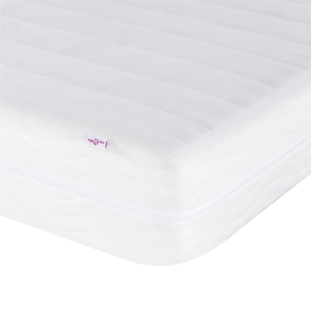 Letto con Materasso Dover Rosa 90x190 cm in Velluto