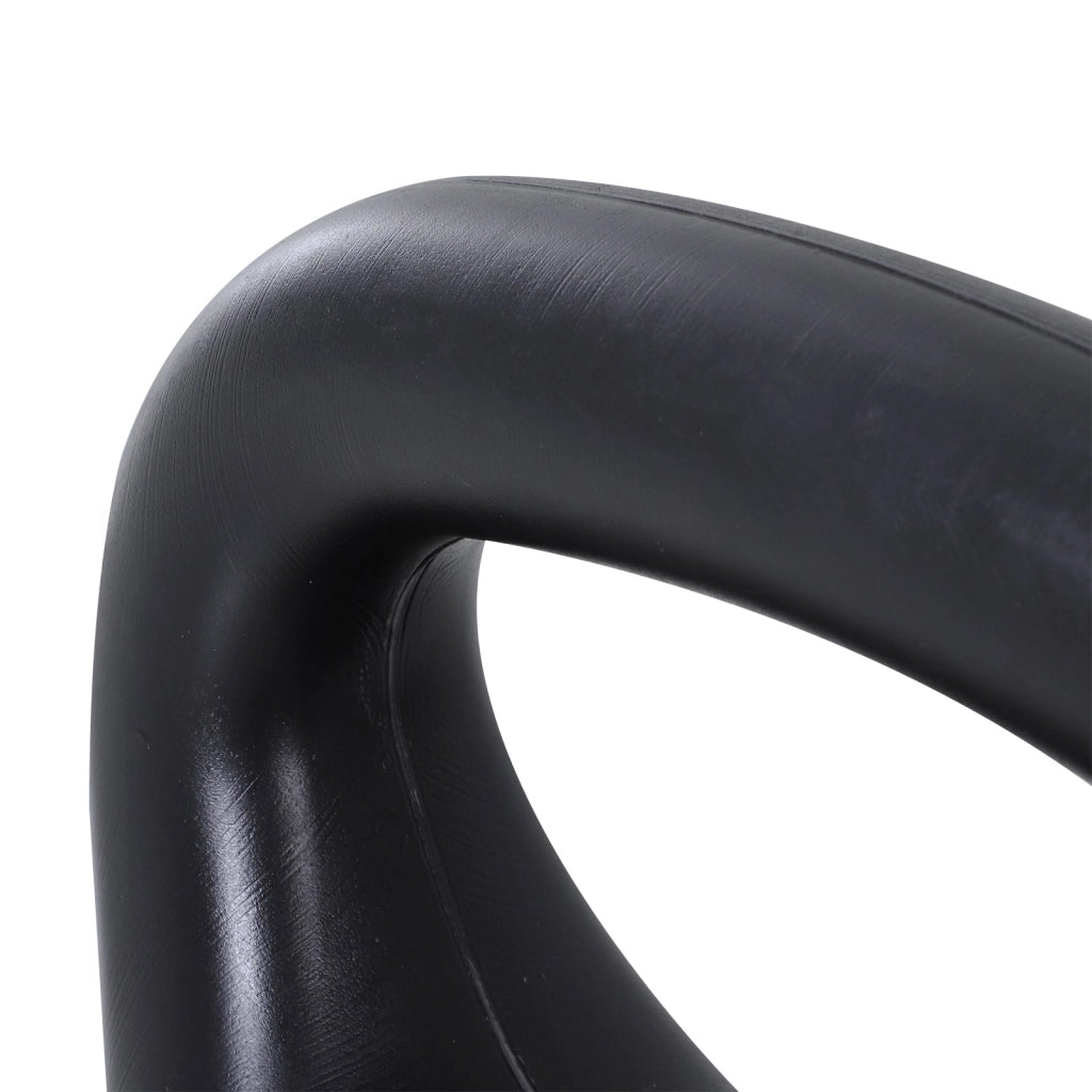 Kettlebell per Allenamento 10 Kg in PVC e Sabbia  Nero