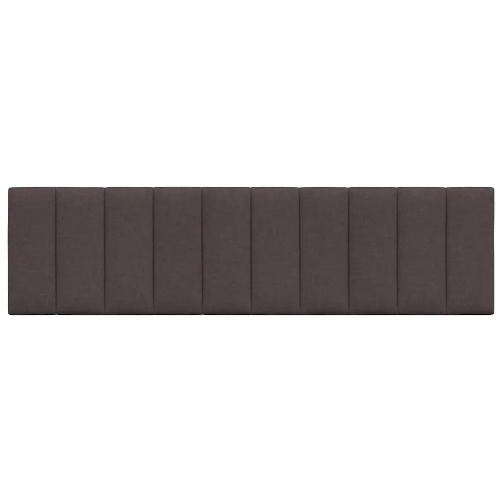 Cuscino Testiera Hanko Marrone Scuro 180 cm in Tessuto 4019180