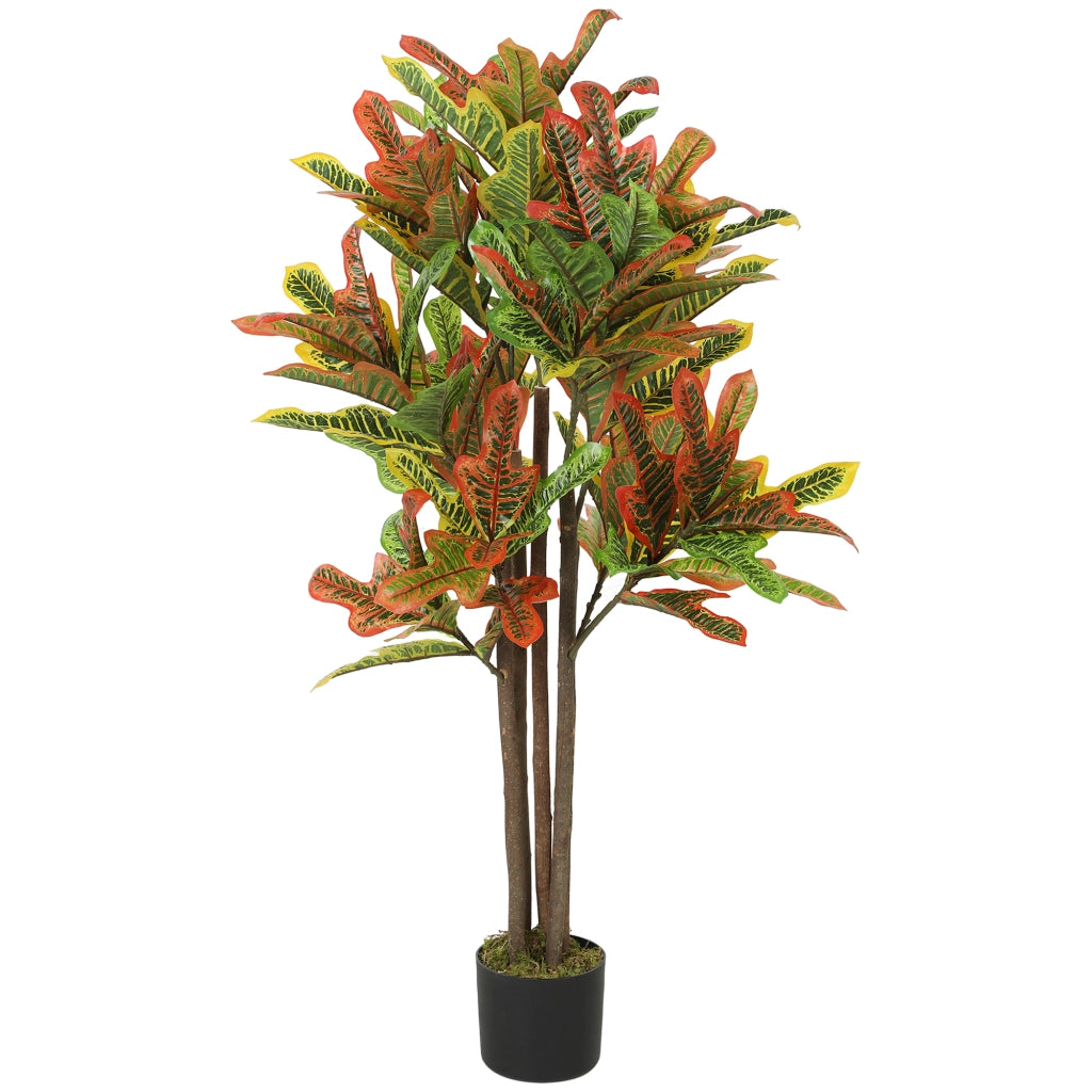 Pianta Artificiale Decorativa ¨C Minimal ¨C Multicolor con Vaso 120 cm
