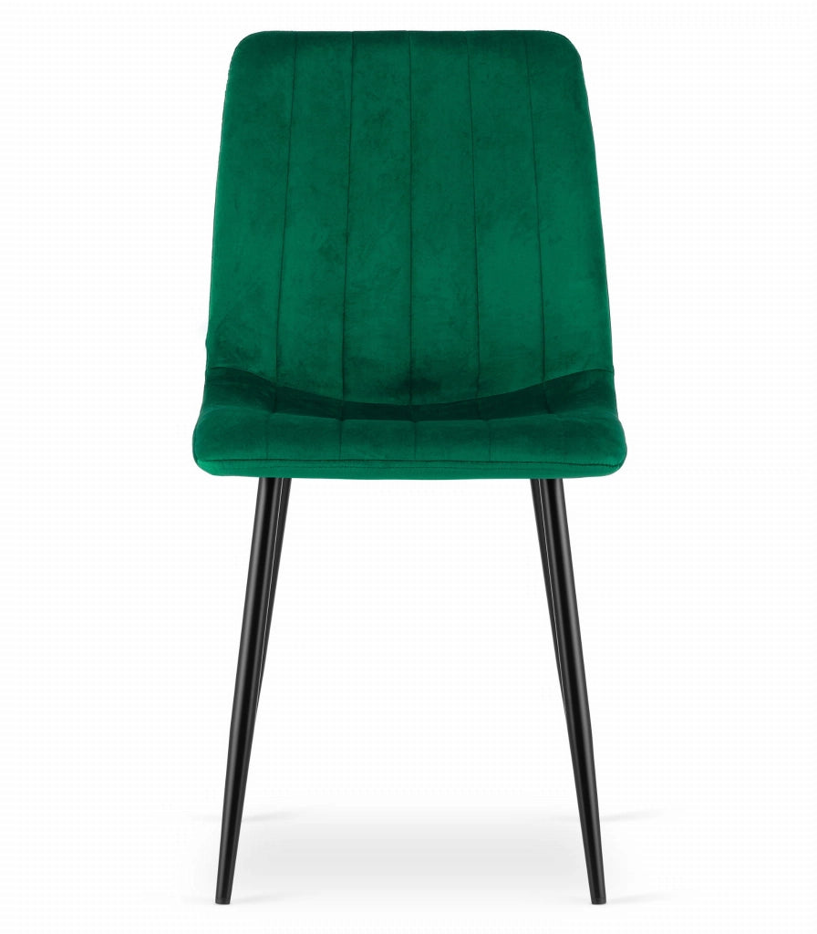 Sedia VALORA JEWA - Velluto verde scuro x 4
